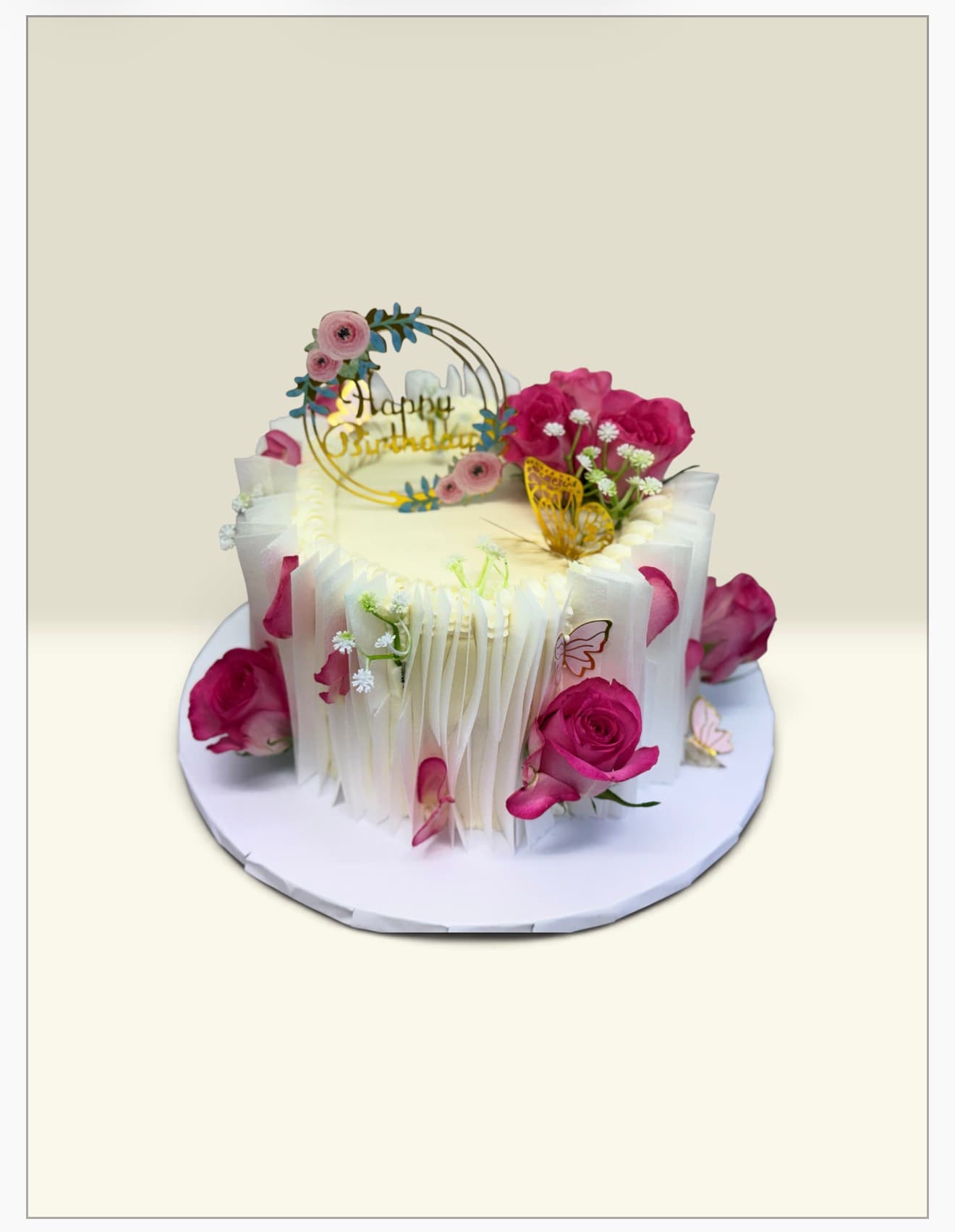 Wafer Paper Cake view 2