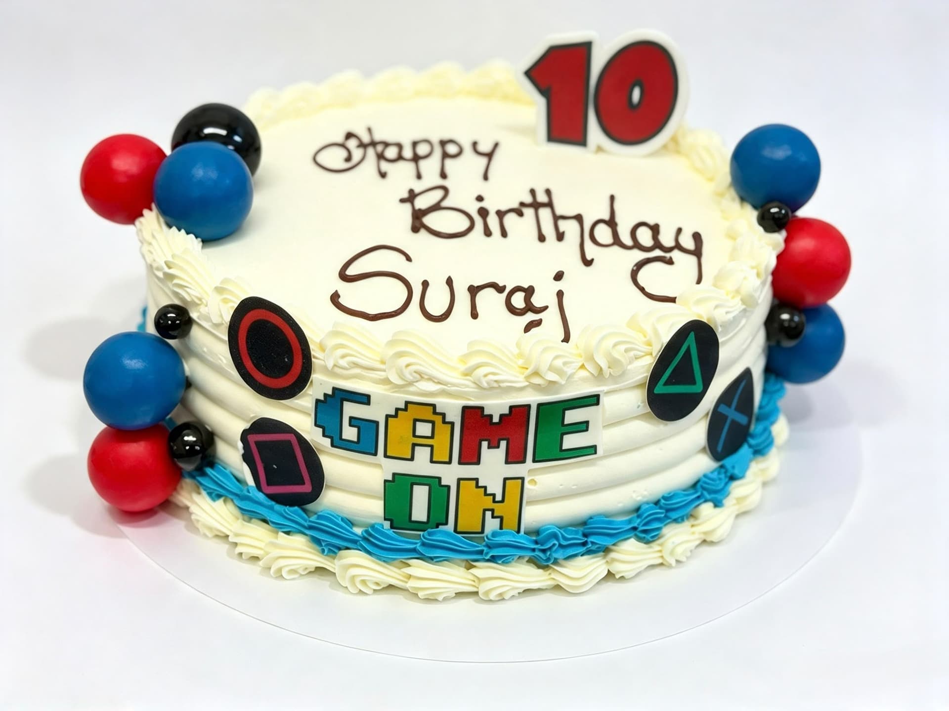 Gamer Theme cake view 2