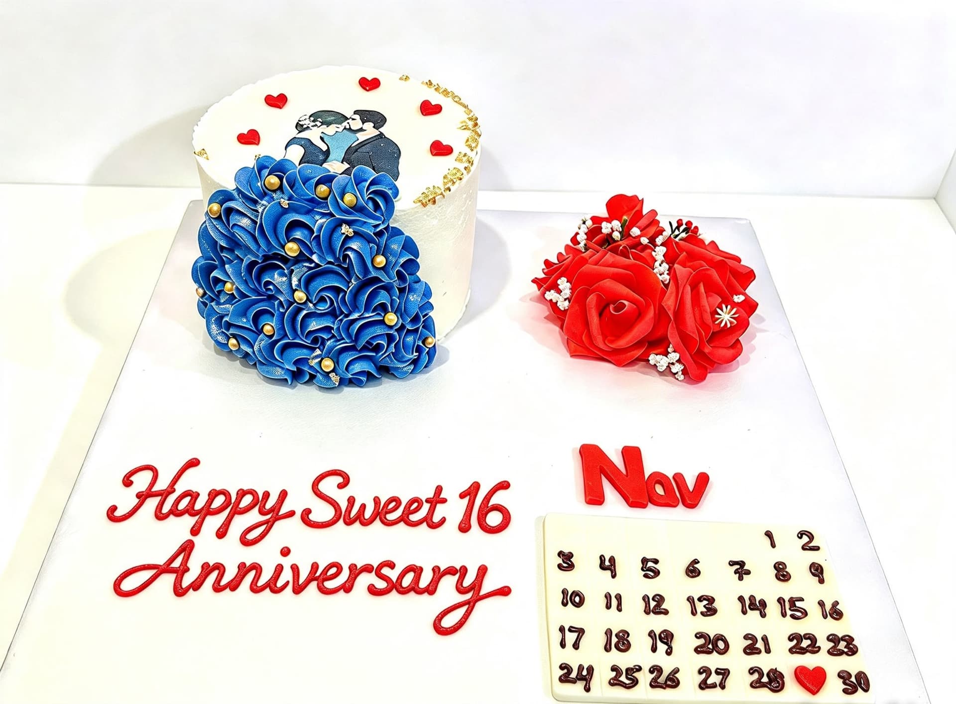 Anniversary Calendar Cake