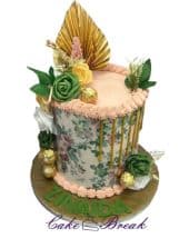 Green Gold cake view 2