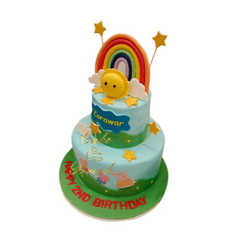Peppa Pig Cake view 2