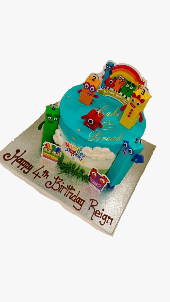 Number blocks cake (toys must be provided) view 3