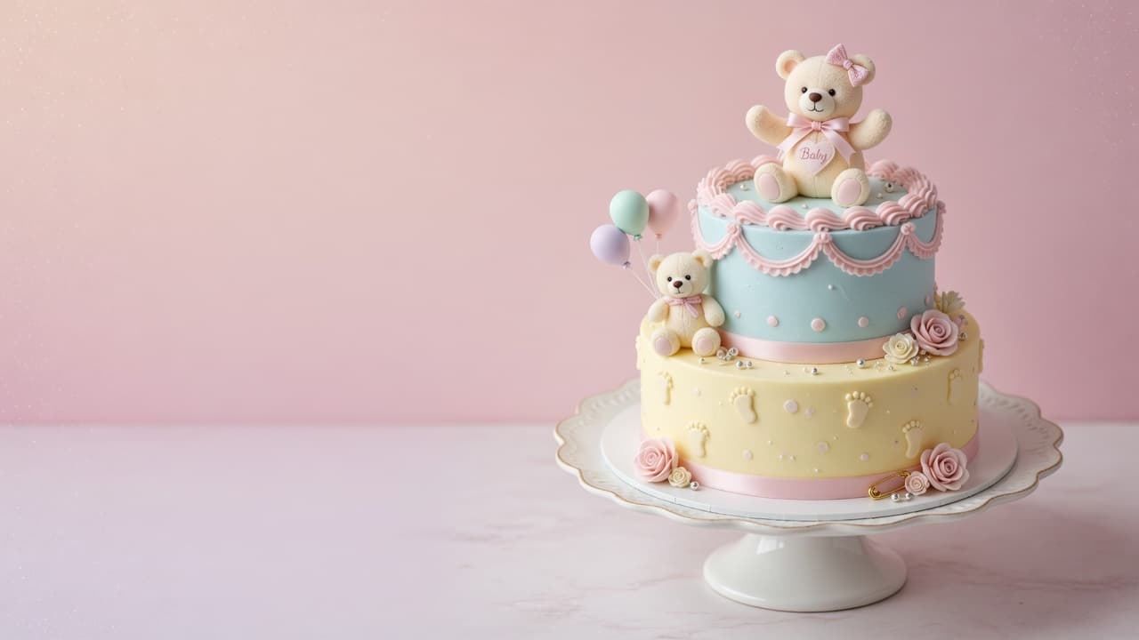 Baby shower cake