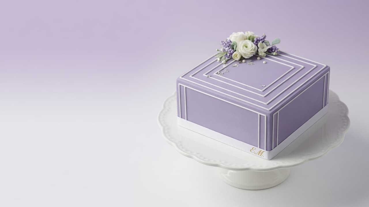 Square celebration cake