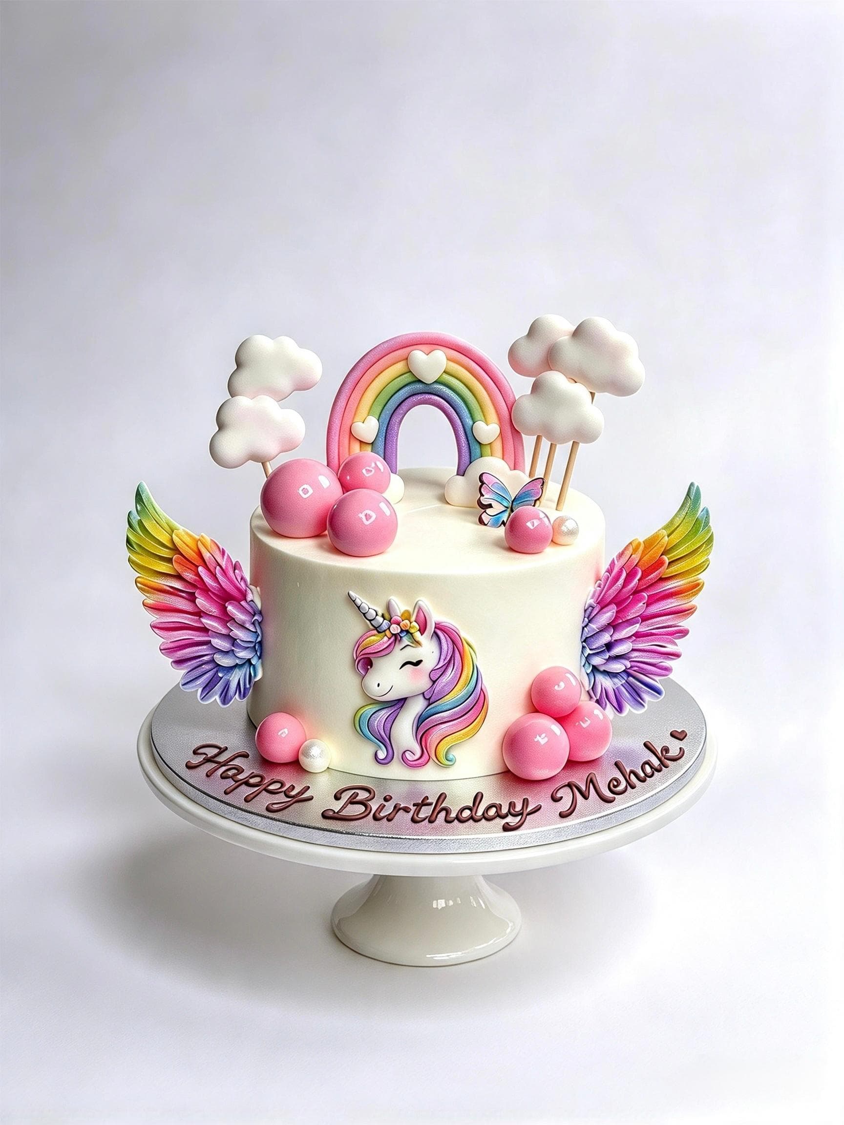 Unicorn Rainbow Cake